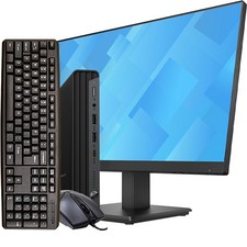 HP Windows 11 Pro Desktop i5 Computer Micro Up To 27