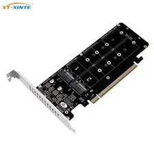 PCIE to To M2 Riser for NVME M.2 MKey SSD 2U PCI-E Expansion Card 4-Bay RAID PCI picture