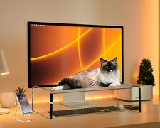 Clear Acrylic Monitor Stand Riser 20