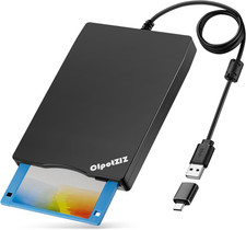 Floppy Disk Reader 3.5 Inch External USB A&C Floppy Disc Drive 3 1/2 Floppy picture