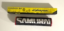 NEW SEALED BUNDLE CYBERPUNK 2077 OVERSIZED SAMURAI MOUSE PAD + STEELSERIES QCK picture