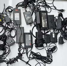 Mixed Lot Adapters Chargers Computer HP Dell LG Current AC DC Various picture