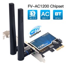 Desktop PC PCI-E WiFi Bluetooth Card 1200Mbps Dual Band Wireless Network Adapter picture