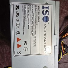 ISO-450 ATX Computer Power Supply 350W, 5V 32A, 12V 16A - Tested Good picture