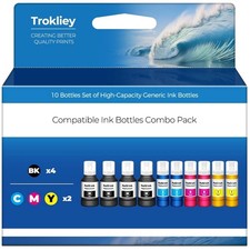 Compatible Ink Bottles for ET Printers - 10 Pack picture