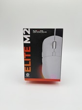 NEW Cyberpower Elite M2 Gaming Mouse For PC RGB Wired White picture