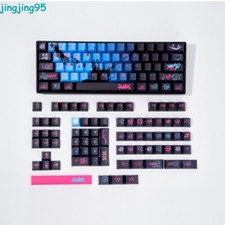 League of Legends Jinx PBT Mechanical keyboard 137keys keycaps Cherry MX Gifts picture