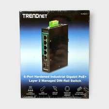 Trendnet TI-PG541i DIN-Rail 6-port Industrial Gigabit PoE+ Network Switch *NEW* picture