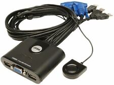 ATEN TECHNOLOGY - 2-Port USB VGA Cable KVM Switch with Remote Port Selector picture