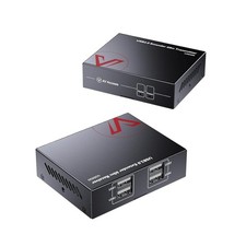 USB Over Ethernet Extender, Stable Power Supply, 4-Port Hub picture