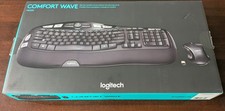 Logitech MK550 Comfort Wave K350 Wireless Keyboard M510 Mouse Combo w/USB dongle picture