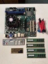 HP ECS MCP61PM-HM MOTHERBOARD AMD ATHLON 64x2 4600+ 2.4GHz CPU 8GB RAM picture