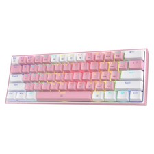 Redragon K617 Fizz 60% Wired RGB Gaming Keyboard, 61 Keys HotSwap Compact Mec... picture