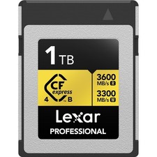 Lexar 1TB Professional GOLD CFexpress 4.0 Type B Memory Card picture