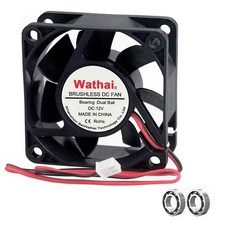 60mm 12V DC Brushless Cooling Case Fan Dual Ball Bearing 60x60x25mm Cooling Fan picture
