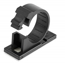 StarTech CBMCC3 100 Self Adhesive Cable Clips Black picture