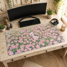 Mew Mouse Pad Desk Mat, Pokemon Mythical Cute DecorDesk Mat Accessories picture