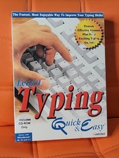 Learn Typing Quick and Easy (Windows PC CD, 1998) Brand New Sealed picture