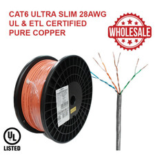 Cat6 UTP CM 28AWG 4 Pair Stranded ETL Certified, UL Listed, Solid Pure Copper picture