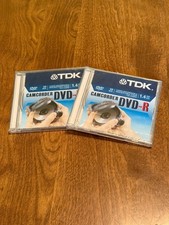 TDK 14GB Camcorder DVD R 30 Min 2X Speed Video Recordable Discs Two Pack picture