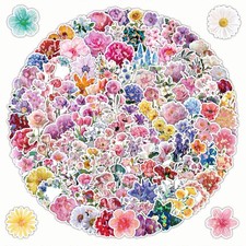 200 Pcs Flower Stickers Cute Floral Sticker for Adults Flowers Aesthetic Vinyl W picture