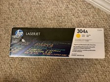 New Genuine HP 304A Yellow Printer Toner Cartridge - CC532A CP2025 LaserJet picture