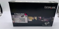 Genuine Lexmark C746A4MG Return Program Toner Cartridge, Magenta, OEM picture