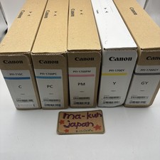 Canon PFI-1700 Ink Cartridge Set of 5 New Unopened Some Expired Dates/mj44 picture