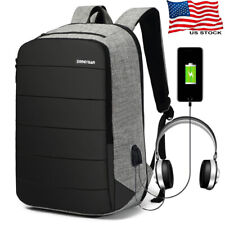USB Charge Rucksack Anti-Theft Men Women Travel Backpack Laptop School Bag M336 picture