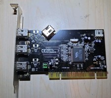 VIA VT6306-B01, 4 Port PCI Firewire Card, Mark C PCB Circuit Board Expansion Car picture