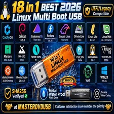 Multi-Boot Linux & Utility 17 in 1 USB – Best of 2026 Free Same-Day Shipping picture