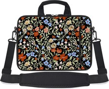 Sleeve for 15.6/16/17/17.3/17.4 inch Laptop with Handle and Flowers2 Design picture