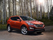 Cars hyundai santa fe sport Desk Mat Stitched picture