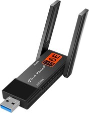 Panda PAU0F AXE3000 WiFi 6E USB 3.0 Adapter Tri-Band 6GHz Antennas picture