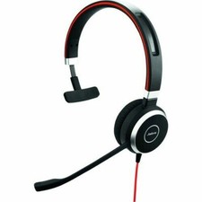 Jabra Evolve 40 UC Optimized Professional Wired Mono Headset - Black picture