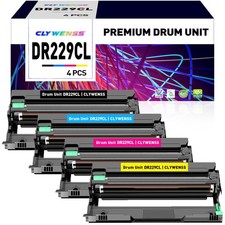 CLYWENSS DR229CL Drum Unit Set Replacement for Brother DR229CL DR229 DR-229CL fo picture