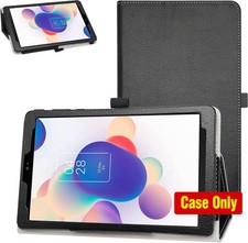 Case for TCL Tab 8 LE 2024, PU Leather Folio with 2-Folding Stand Cover, Black picture
