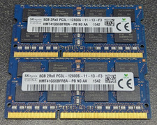 SK Hynix 16GB Kit (2x8gb) PC3L-12800S SODIMM - RAM Laptop Memory picture