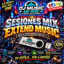 SESIONES AUDIO MIX VARIEDAD MUSICAL PARA DJ's, FIESTAS Y MAS USB DRIVE OF 32gb picture