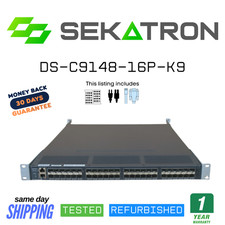 📡 Cisco DS-C9148-16P-K9 • 16× 8Gb FC Ports • Active License • Tested ⚡FastShip picture