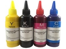 4x100ml Pigment Refill ink kit for HP 950 951 932 933 Refillable cartridges picture