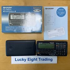 Sharp Pocket Computer PC G850V Function Calculator Tested [BOX] picture
