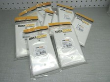 DataComm Electronics 1 Port Keystone Wall Plate White 20-3011-WH Lot of 10 picture