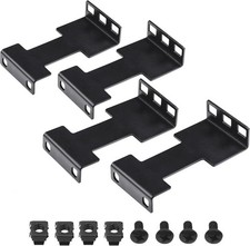 4 Pcs Server Rack Depth Extender, 1U Recessed Rack Extender Deep Mount Adapter K picture