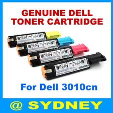 Genuine DELL Toner Cartridge Set for Dell 3010cn JH565 WH006 TH204 XH005  picture