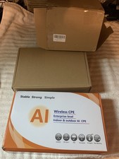 NEW Soshine AI Wireless CPE Bridge W/ Mounts - 5.8G 300 Mbps, Point to Point Out picture