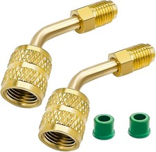 R410a Adapter for Mini Split System, 5/16 Inch SAE Female Quick Couplers to picture