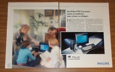 Rare Advertising PHILIPS MSX Computer - Easy to Use #2 1985 picture