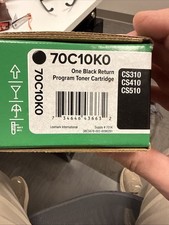 Lexmark 70C10K0 701K Black Cartridge Toner CS310 CS410 CS510 New Sealed Box picture