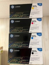 Set Of 4 HP 307A Toner Cartridges CE740A CE741A CE742A CE743A sealed picture